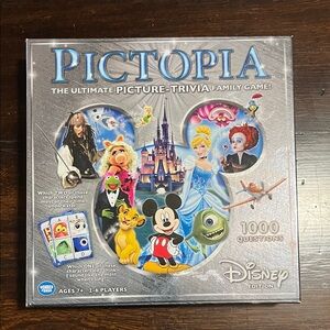 Disney Pictopia Trivia Game with Colorful Characters